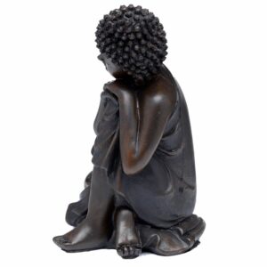Bouddha Effet Bois Brossé – Image 4