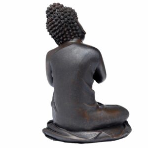 Bouddha Effet Bois Brossé – Image 3