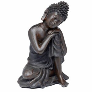 Bouddha Effet Bois Brossé – Image 2