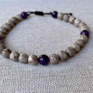 Bracelet Maïfanite et Améthyste