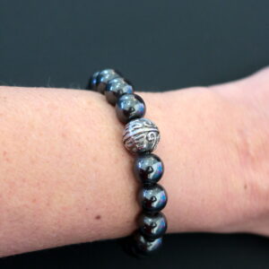 Bracelet Mâlâ Pyrite Noire