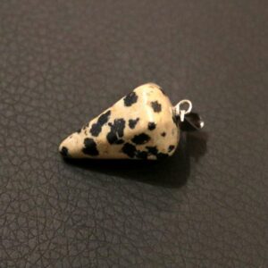 Pendentif Cône Jaspe Dalmatien – Image 2