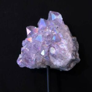 Druze Améthyste et Quartz Aura Perlé