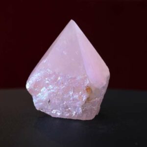 Pointe Quartz Rose Aura Perlé