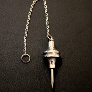 Pendule cartographique chromé