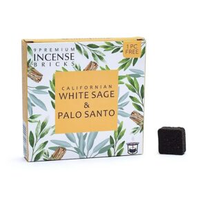 Briques d'encens Palo Santo et Sauge Blanche