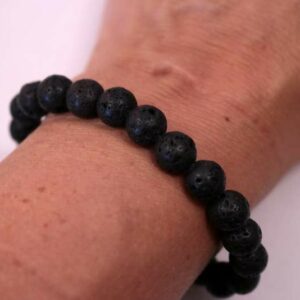 Bracelet Pierre de Lave 8 mm – Image 2