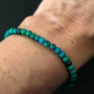 Bracelet Chrysocolle 4 mm – Image 2