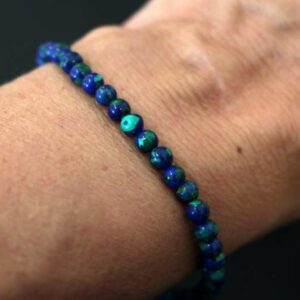 Bracelet Azurite Malachite 4 mm – Image 2