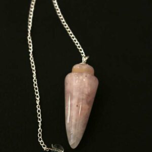 Pendule cône Quartz Rose