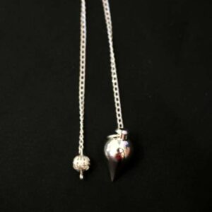 Pendule argenté goutte