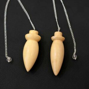 Pendule bois clair goutte longue