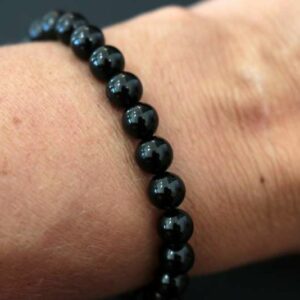 Bracelet Tourmaline Noire 6 mm – Image 2