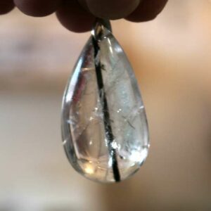 Pendentif Quartz Tourmaline