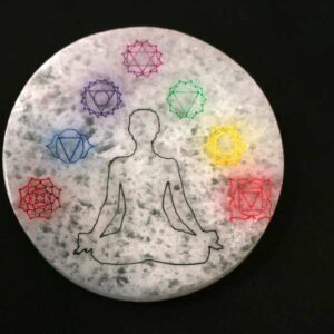 Rond Sélénite 7 chakras