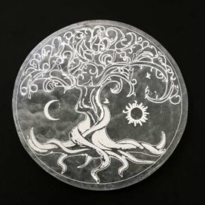 Rond Sélénite Arbre de Vie