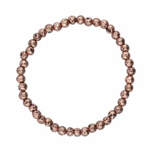 Bracelet Pierre de Lave cuivré