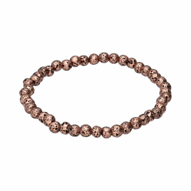Bracelet Pierre de Lave cuivré – Image 2