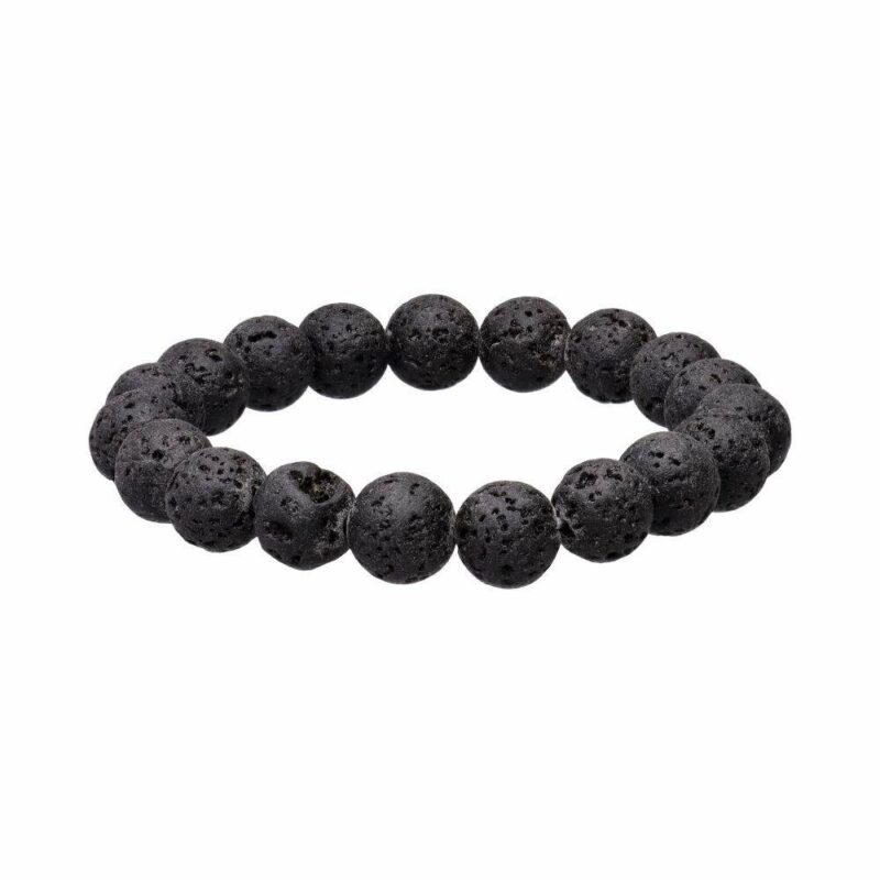 Bracelet Pierre de Lave 10 mm – Image 2