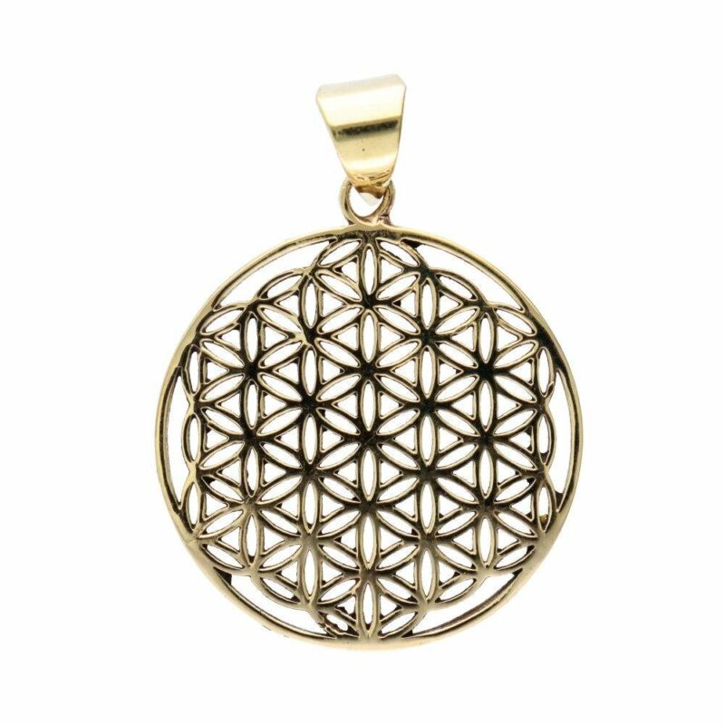 Pendentif Fleur de Vie Bronze