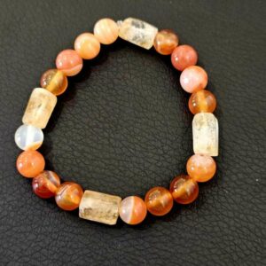 Bracelet Cornaline et Citrine