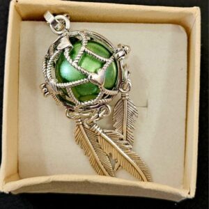 Bola de Grossesse Plumes et boule verte – Image 3