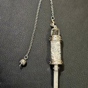 Pendule Cristal de Roche et Pointe Cristal de Roche – Image 2
