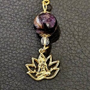 Pendule Orgone Oeil de Tigre doré – Image 2