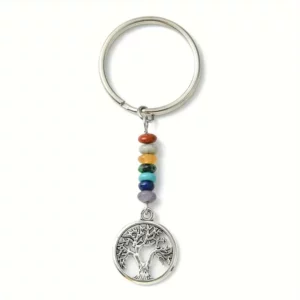 Porte-clefs Arbre de Vie 7 chakras