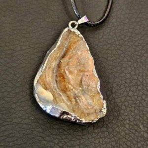 Collier Agate Cristallisée