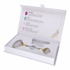 Coffret Roller + Gua Sha Cristal de Roche