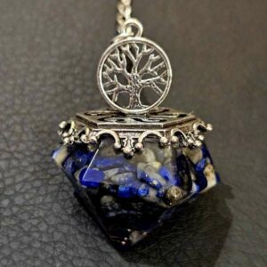 Pendule Orgone Lapis Lazuli Arbre de Vie