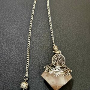 Pendule Orgone Quartz Rose Arbre de Vie – Image 2