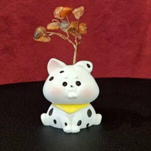 Arbre Cornaline avec chien