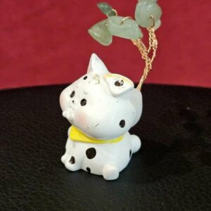 Arbre Aventurine Verte avec chien – Image 4