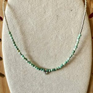 Collier Argent Turquoise – Image 2