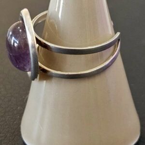 Bague Argent Améthyste – Image 3
