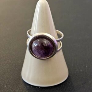 Bague Argent Améthyste