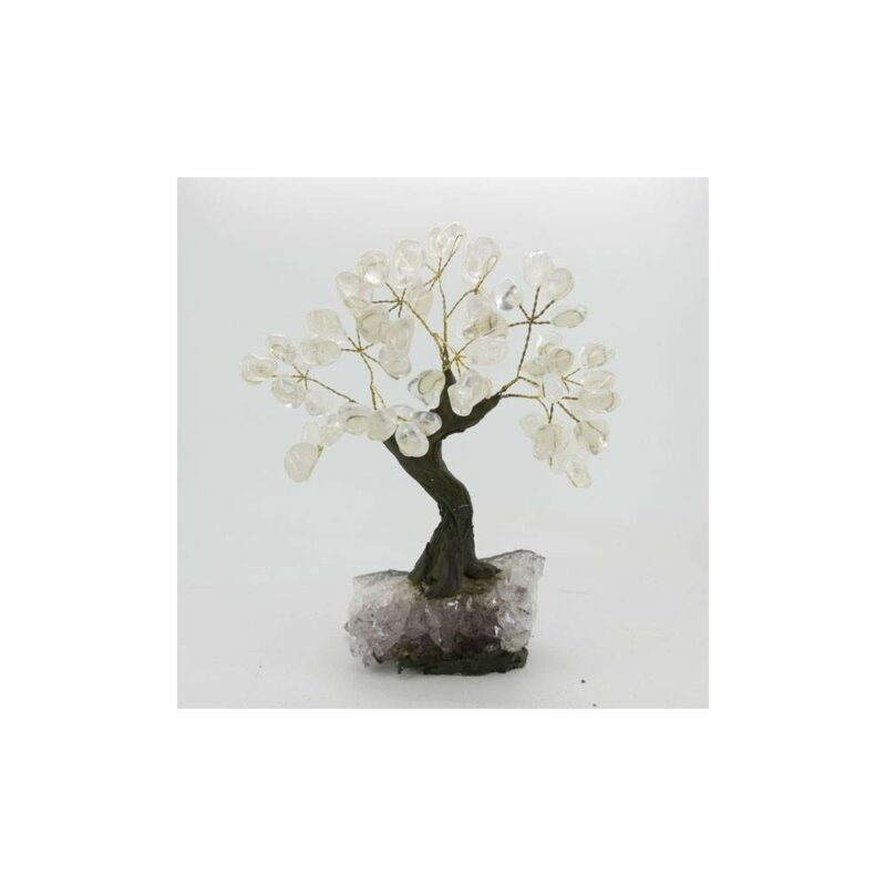 Arbre Cristal de Roche sur Améthyste