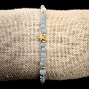 Bracelet Amazonite et étoile