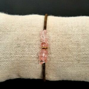 Bracelet Quartz Fraise