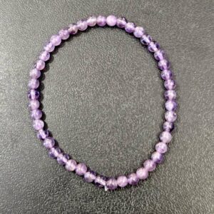 Bracelet Améthyste 4 mm