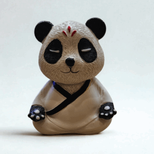 Panda Méditation Blanc