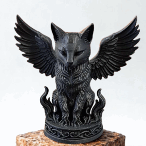 Chat volant Gothique