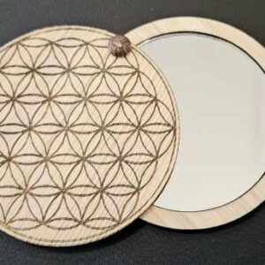 Miroir de poche Fleur de Vie