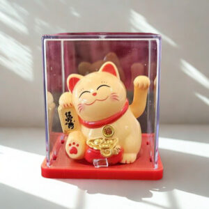 Chat Maneki Neko jaune