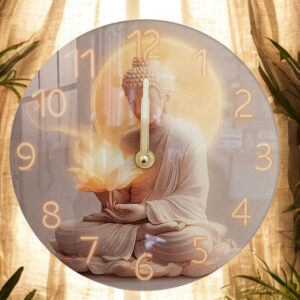 Horloge murale Boudddha