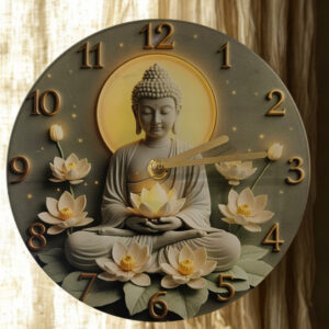 Horloge murale Boudddha