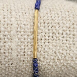 Bracelet Tubes Lapis Lazuli