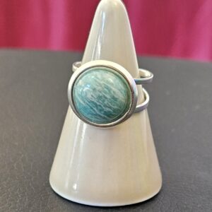 Bague Argent Amazonite